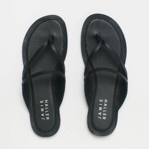 Jamie Haller The Thong Sandals - Black NIB Size 39